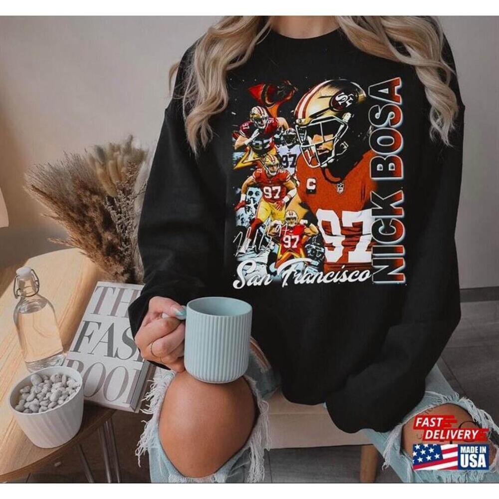 Nick Bosa Tshirt Bootleg Shirt Football Sweatshirt Unisex